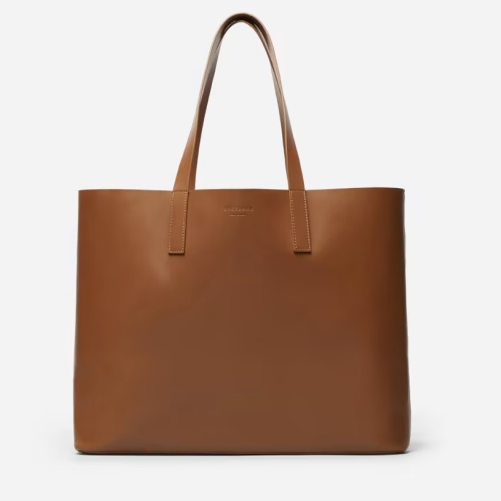 Everlane The Day Market Tote in cognac